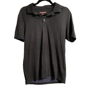 Men's Michael Kors Logo Polo GUC Large Black and Navy Blue Size Large